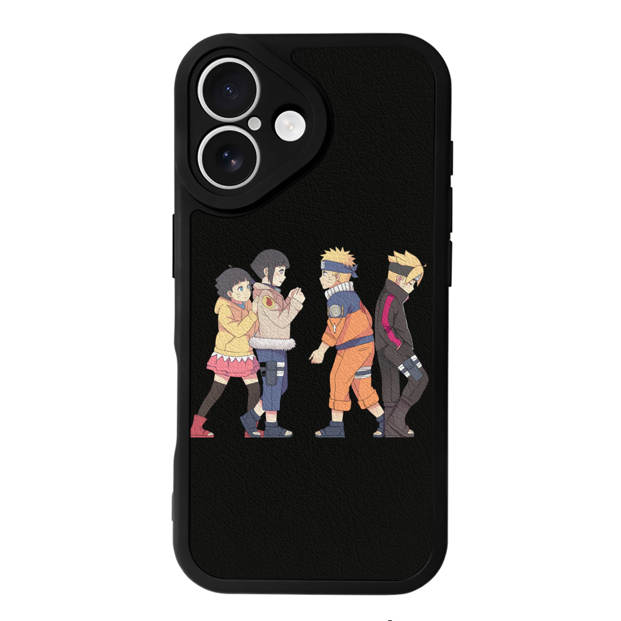 （画像用） NARUTO -ナルト- うずまき ナルト Uzumaki Naruto 【iPhone 16シリーズ対応】シリコンスマホケース（レザー調） 材質：シリコン